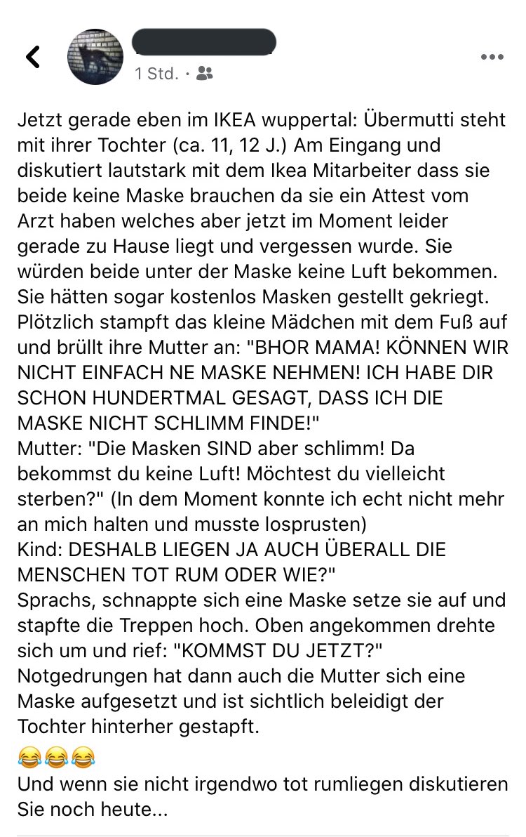 Ein Bakannter war heute bei #IKEA und da erlebt man halt immer was