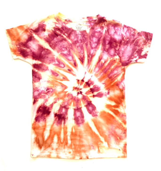 Tie Dye's by Eden for kids aged 8 to 12.  Get one before they sell out!  edenstiedye.com