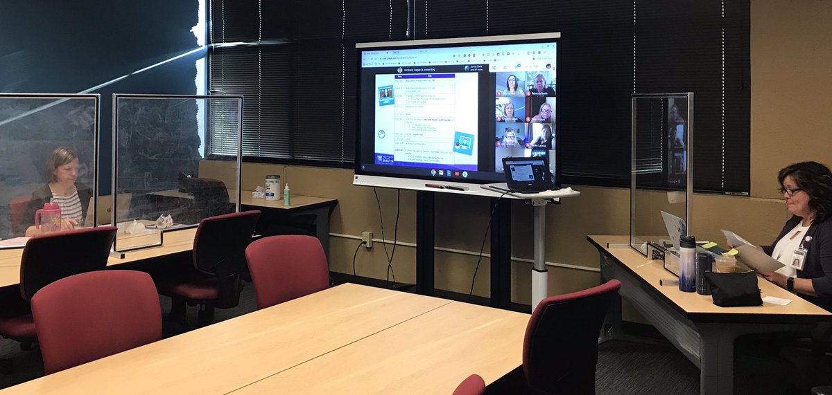 Virtual new teacher induction training <a href="/ISD728/">ISD 728</a> today! Thank you Ed Services team! #firsttime
