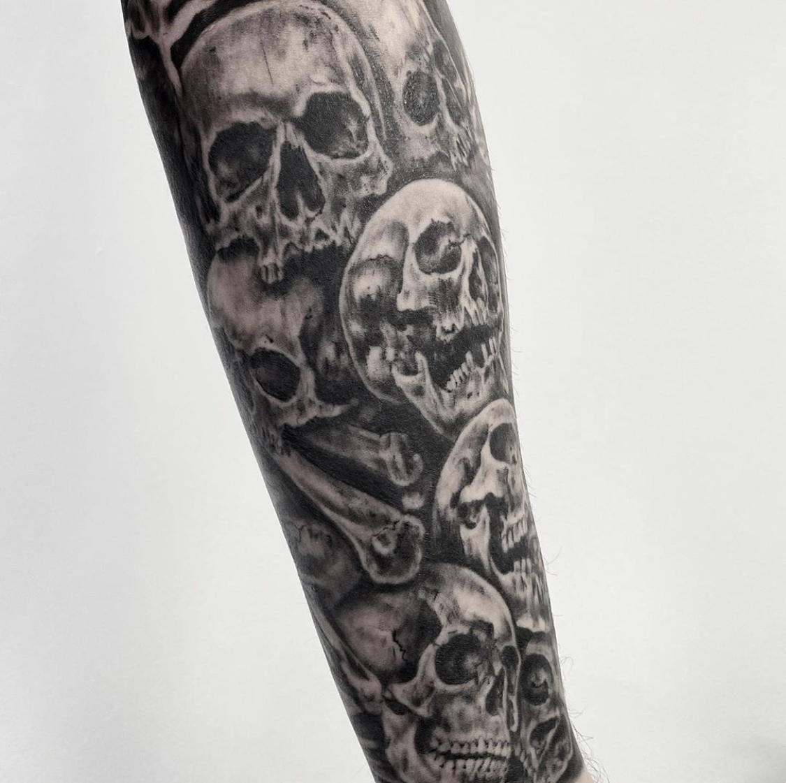 Tattoodo  Stack o skulls  by arangeleven at  Facebook