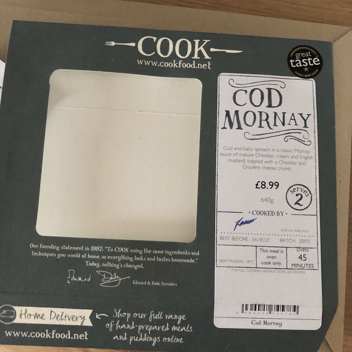HelenaClayton's tweet photo. A burst of being so fed up with our own cooking, however lovely, we headed to @theCOOKkitchen. Delicious. And did you know theyโre a โฆ@BCorporationโฉ? #goodfood #ringthechanges https://t.co/nPV8cU0WEw