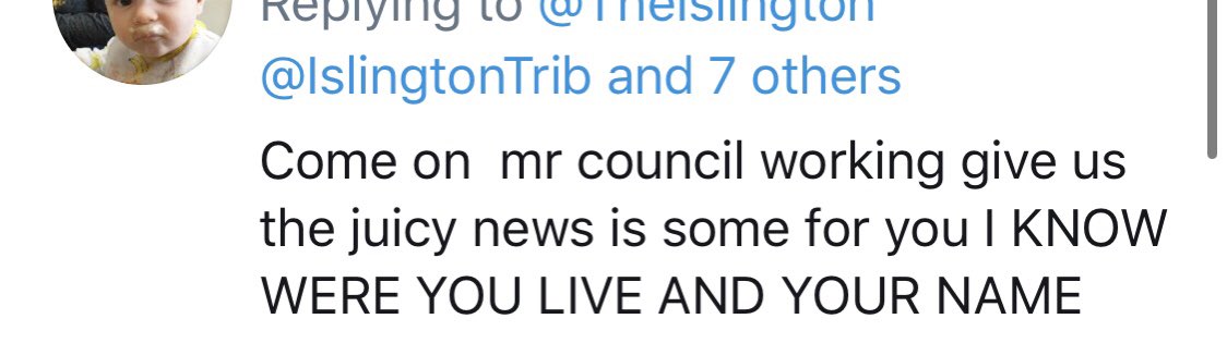 As several local LTN campaigners have discovered “we know where you live” is standard debating material for the organisers of the Ludicrous campaign.