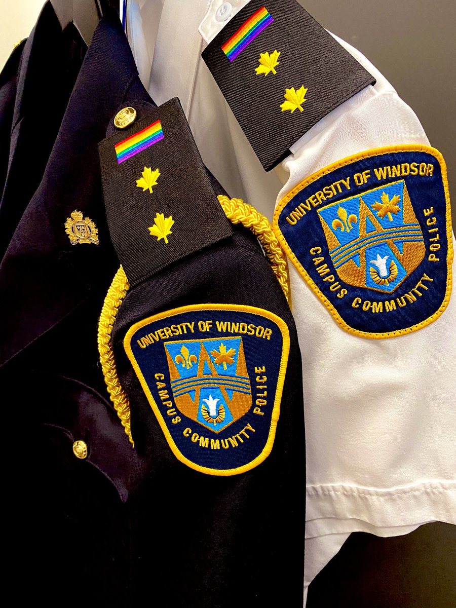 Sharing a photo of my new Rainbow Pride epaulets in recognition of Pride Week!  <a href="/UWindsor/">University of Windsor</a> <a href="/UWinStudentExp/">Student Experience</a> #Pride2020 <a href="/pridewindsor/">Windsor Pride Community 🏳️‍🌈</a> <a href="/WEPridefest/">Windsor-Essex Pride Fest</a>