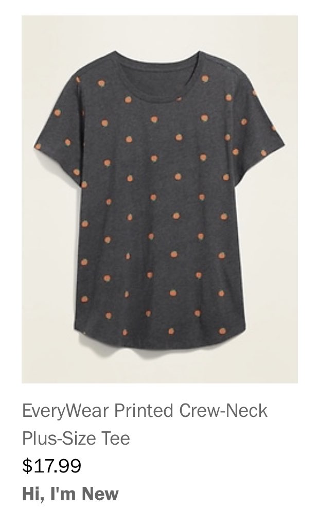 shanjone's tweet photo. @OldNavy why can’t plus people get a good deal? #bummed https://t.co/VdxsE3C5Op