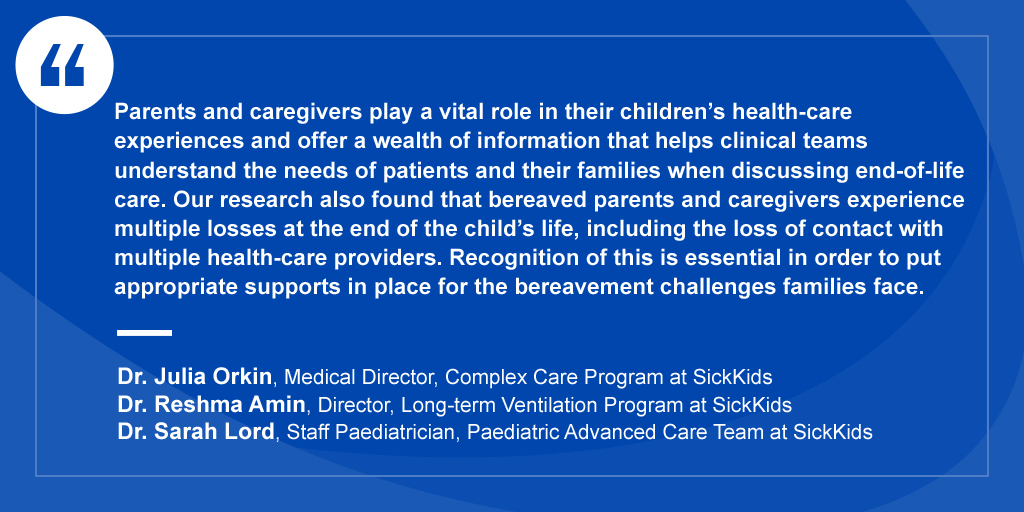 In new #SKResearch, bereaved parents and caregivers of children with #medicalcomplexity describe their experiences with #advancecareplanning, a process that helps inform medical decision-making. 

Read more @JAMANetworkOpen: jamanetwork.com/journals/jaman…