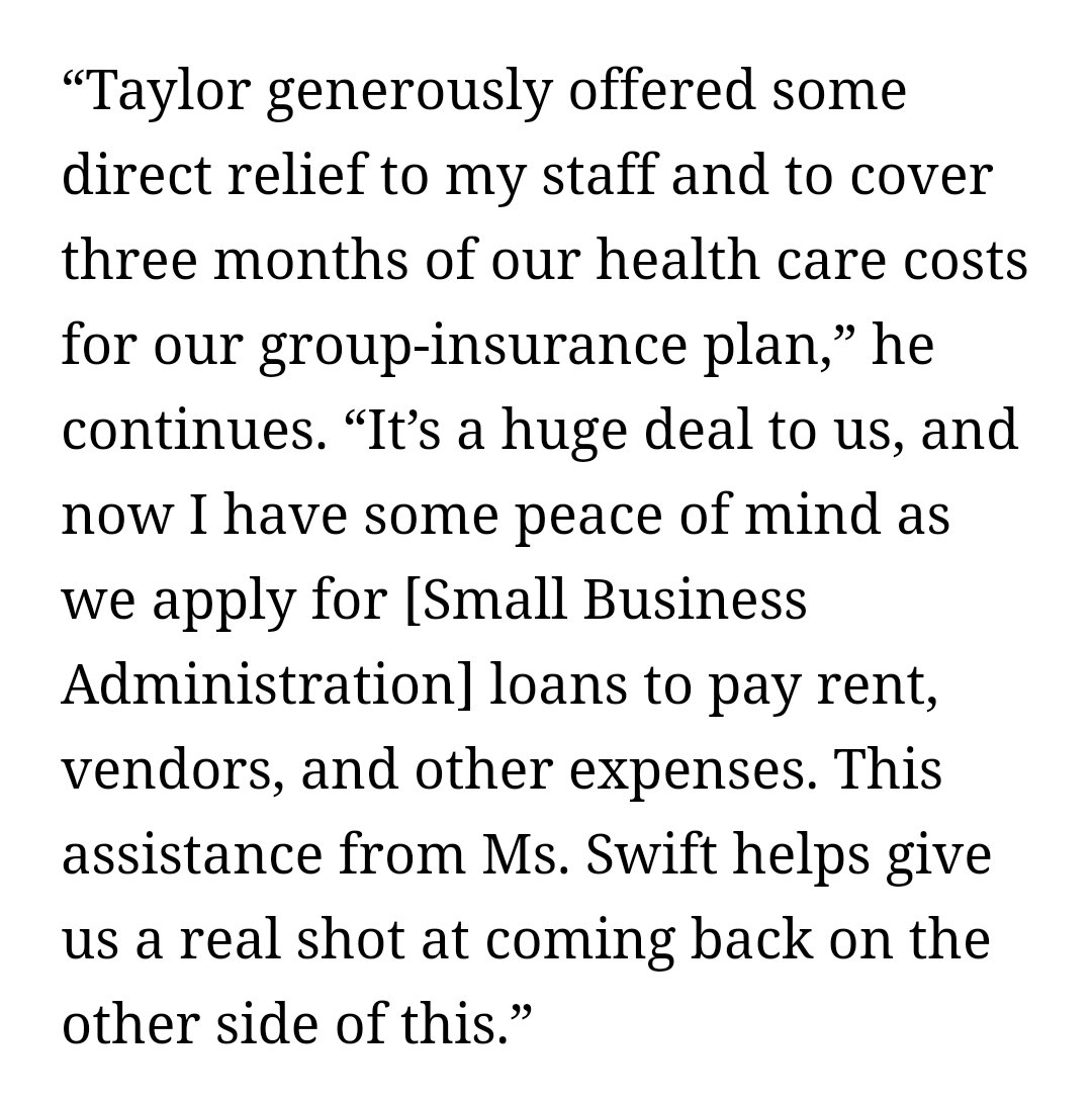 taylor donated funds to a local nashville music store that was struggling during the pandemic.