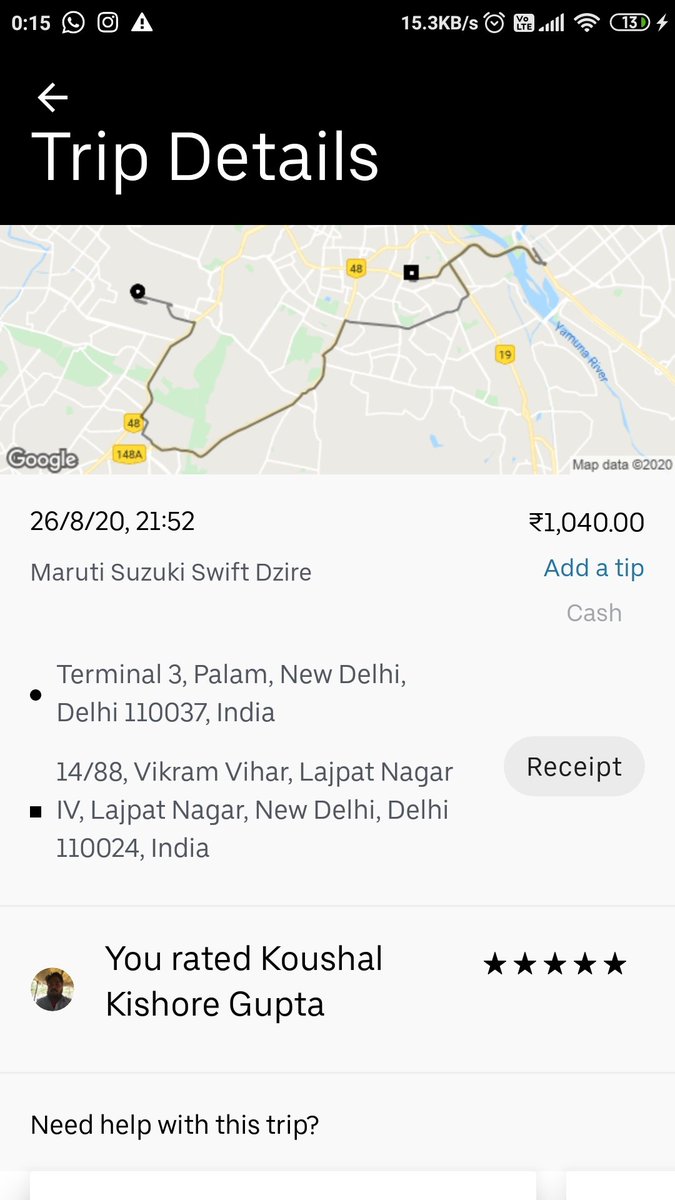Sakshi Gandhi (@sakshianjal) on Twitter photo I was #cheated as when my trip started it showed me to pay RS350 but when the trip was over it showed RS1065. YOU ARE #Cheaters #FRAUD
Can anyone explain this
<a href="/UberFacts/">UberFacts</a> <a href="/UberSoc/">UberSocial</a> <a href="/Uber/">Uber</a> <a href="/Uber_Support/">Uber Support</a> <a href="/UberEats/">Uber Eats</a> <a href="/UberHaxorNova/">James</a> <a href="/Uber_India/">Uber India</a> <a href="/Uber_NYC/">Uber NYC</a> <a href="/UberUK/">Uber UK</a> <a href="/Olacabs/">Ola</a> I was #cheated as when my trip started it showed me to pay RS350 but when the trip was over it showed RS1065. YOU ARE #Cheaters #FRAUD
Can anyone explain this
<a href="/UberFacts/">UberFacts</a> <a href="/UberSoc/">UberSocial</a> <a href="/Uber/">Uber</a> <a href="/Uber_Support/">Uber Support</a> <a href="/UberEats/">Uber Eats</a> <a href="/UberHaxorNova/">James</a> <a href="/Uber_India/">Uber India</a> <a href="/Uber_NYC/">Uber NYC</a> <a href="/UberUK/">Uber UK</a> <a href="/Olacabs/">Ola</a>