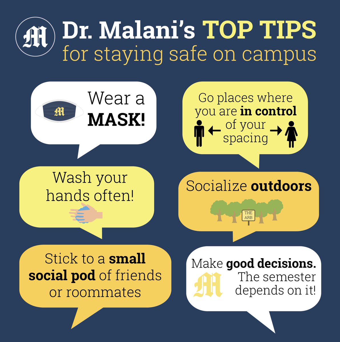 A few helpful hints to help prevent the spread of COVID-19.