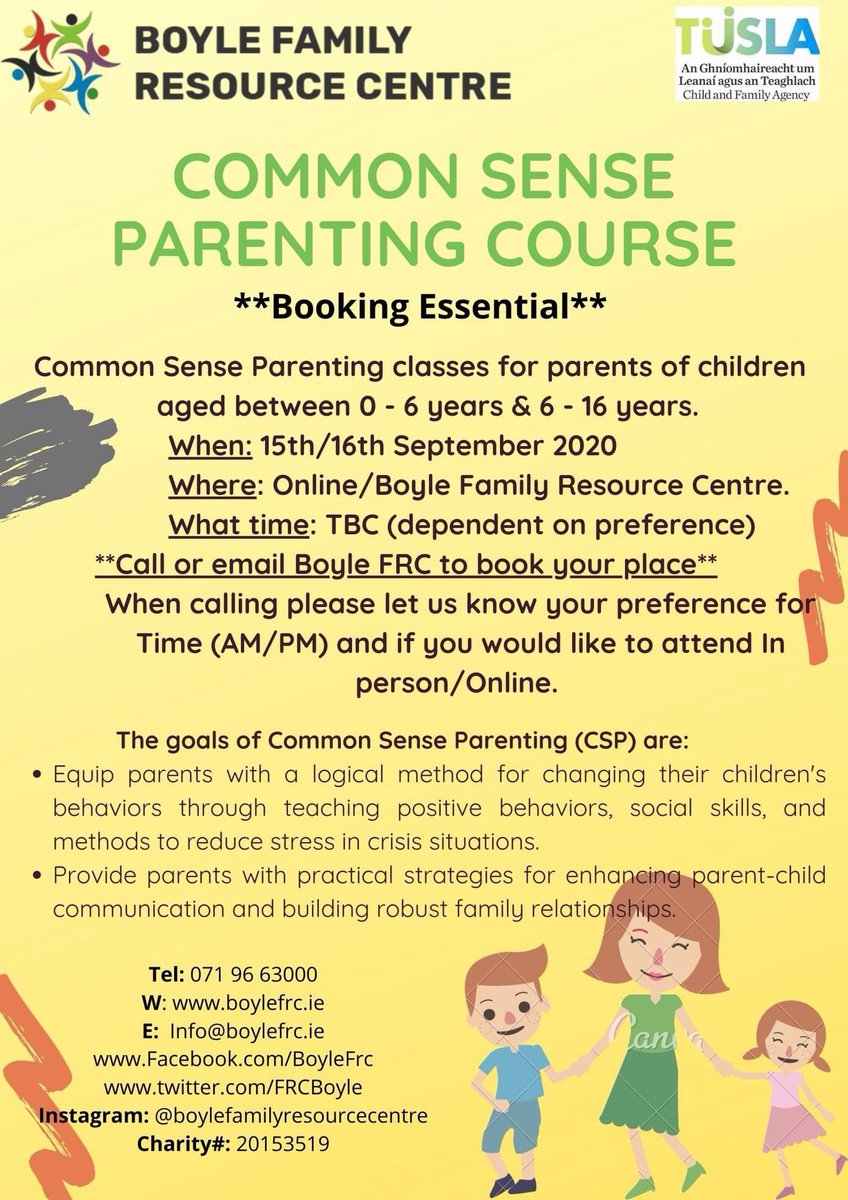 Frcboyle's tweet photo. Just a few of the upcoming courses/services here at Boyle FRC. We are here to support you & yours, whether it’s online or face to face. Planning in a pandemic means options & choices ensuring needs are meet and people feel & are safe. #supportingfamilyirl #communityresponseirl https://t.co/Drif1EpkuQ
