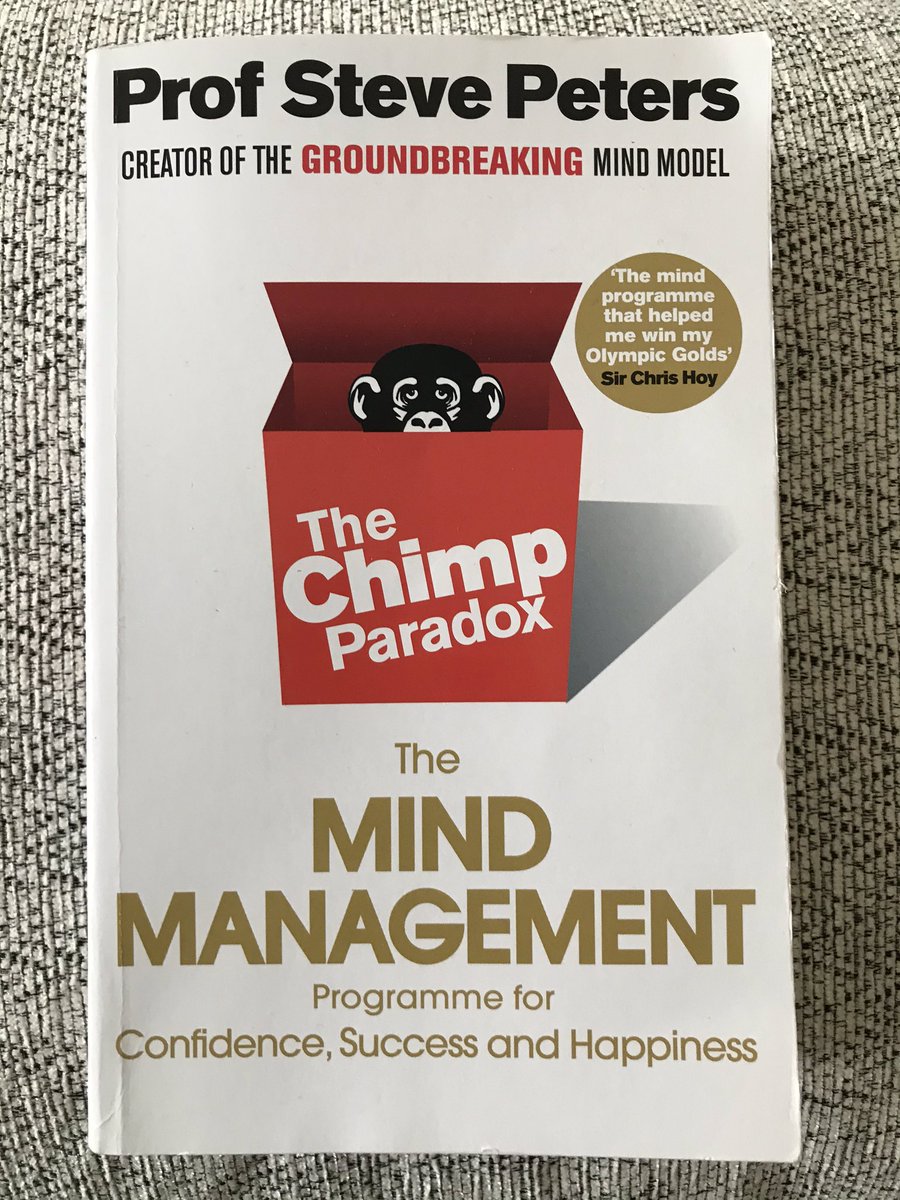 StuartBrand7's tweet image. A first class book by Prof Steve Peters. Hooked from start to finish. Recommend for every person in every walk of life 📚 All about managing the inner chimp and understanding your mind. Really one that changes my way of thinking @chimpmanagement