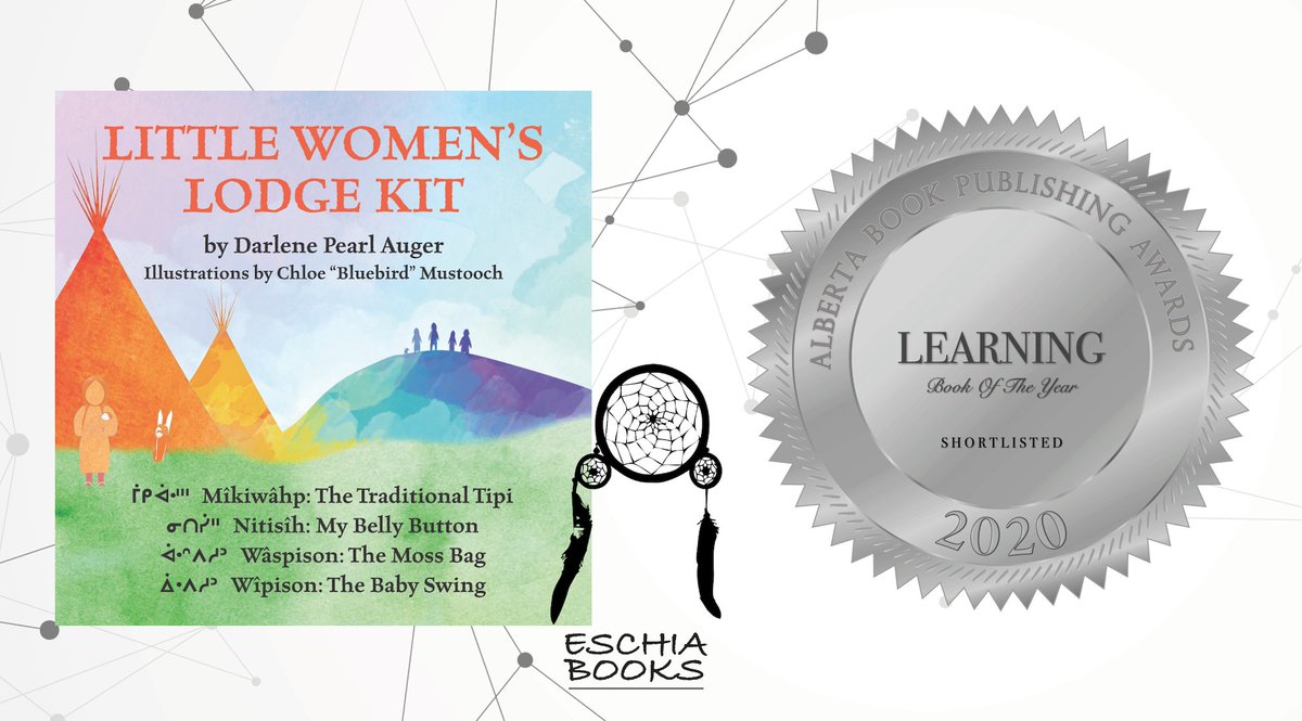 ABbookpub's tweet photo. Last on the Learning Book of the Year shortlist is Little Women's Lodge Kit by Darlene Pearl Auger, published by @EschiaBooks. This multimedia learning resource has been praised for being part of the shift toward Indigenous curriculum content. #ABbooks #ABShortlist2020 https://t.co/fdHOcswXME