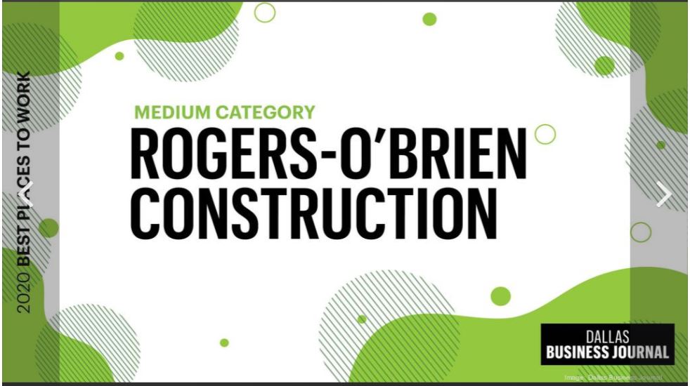 rogersobrien's tweet photo. We're #ROproud to announce that RO has been selected as a honoree for the 18th Annual Best Places to Work Awards by Dallas Business Journal. Official rankings will be announced on October 14! #RObuilt
https://t.co/6P9BSdEjTm https://t.co/ko4NK7BjXL