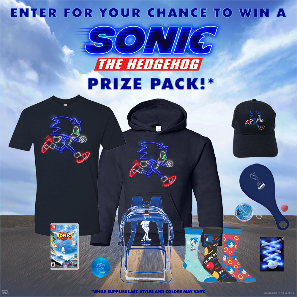 RegalMovies's tweet image. #SonicMovie is back on the big screen for a limited time. RT for your chance to win a prize pack