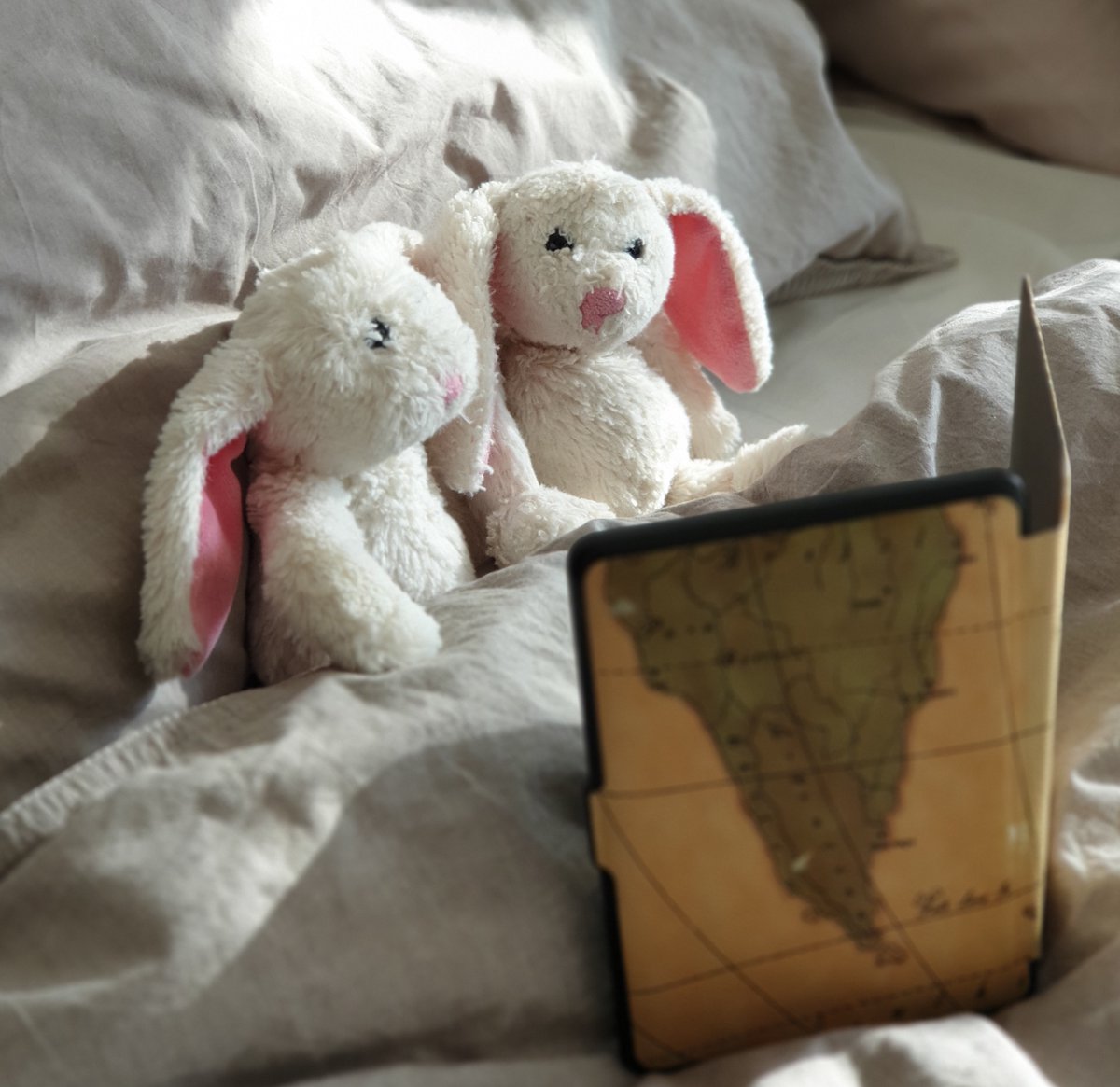 Take a good book to bed with you—books do not snore.