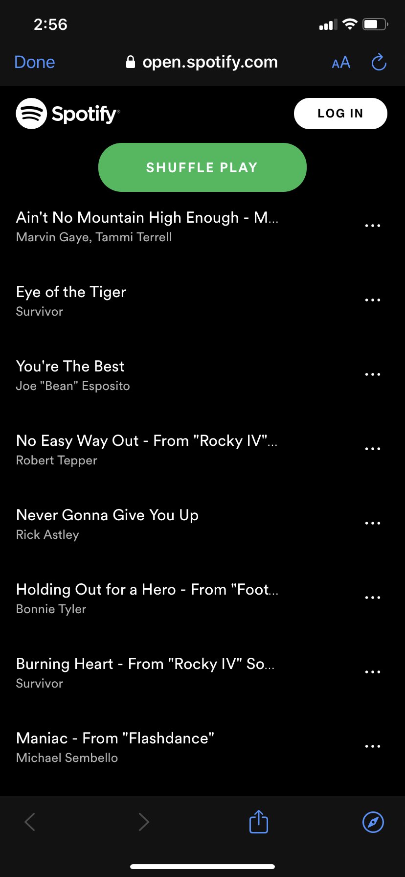 🌻 Jennifer Stadnyk 🌻 on X: On of our soldiers put together a @Spotify  playlist for tomorrow's PT and I'm wondering if sending a link to a  playlist that has @rickastley on