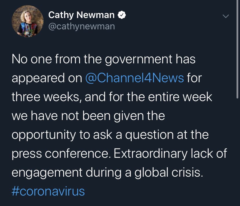 The govt’s onslaught against ‘hostile’ media isn’t new.Following the Trump playbook, exclusives are handed to friendly journalists whilst other outlets are boycotted, shut out or not given a question at press briefings.Not just  @piersmorgan. Even  @thetimes fell out of favour.