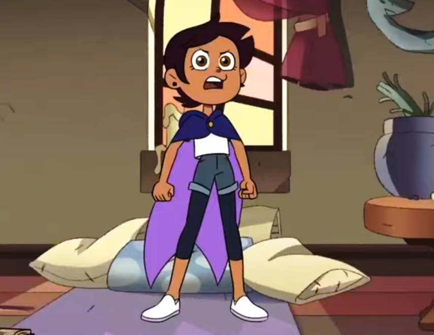 9/? So we have Luz wearing the magic cloack Eda made for her with Owlbert, Hooty, Willow and Amity by her side. They will go face the emperor and during the battle The Bat Queen will arrive with an army of palismans  #TheOwlHouse  #TheOwlHouseSpoilers  #TheOwlHosue  #TheOwlLady