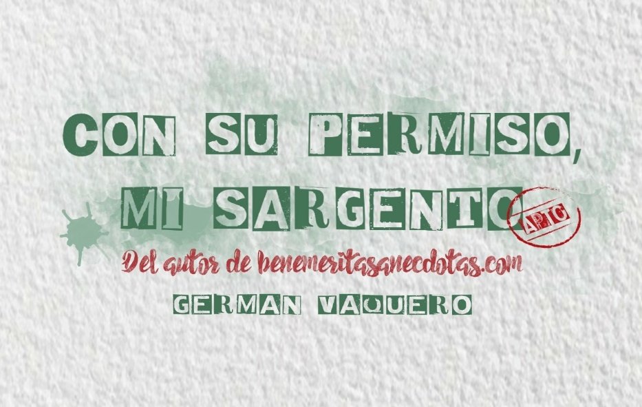 Dentro de su infinita misericordia, me dice mi señora que si este tuit llega a los 1000 RT se compromete a no poner ningún "y si..." a la locura de gastarme unos 4000 euros en autoeditar mi próximo anecdotario:

"¡CON SU PERMISO, MI SARGENTO!". 

👉Mi culo os pertenece 🙈🤣🔄📗💶