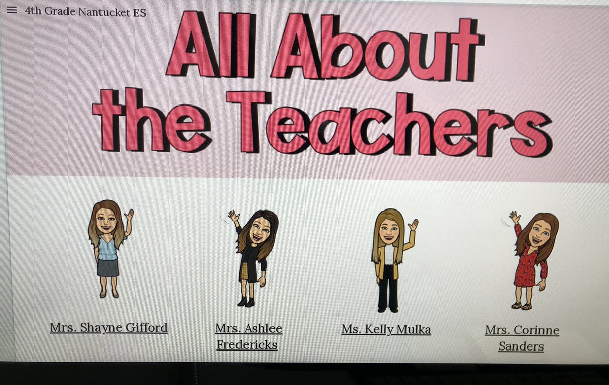 NESFourth's tweet image. So excited to create this Google Site as a resource for parents and students!