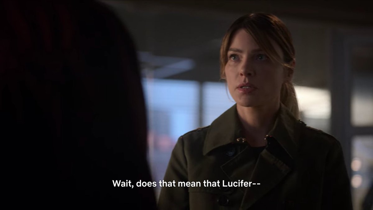 WAIT chloe really thought lucifer had left again she looked so sad stop