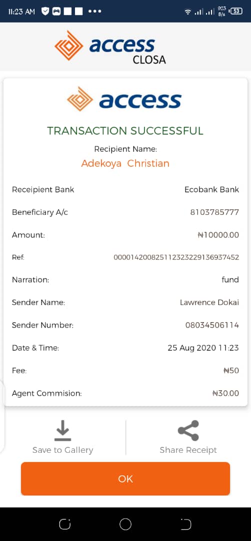 @Hustrub @Michael48500760 @adekoya147 Thanks my brother @adekoya is scammer ,he scammed me with the sum of 10k and gave me fake correct score.This my proof of payment