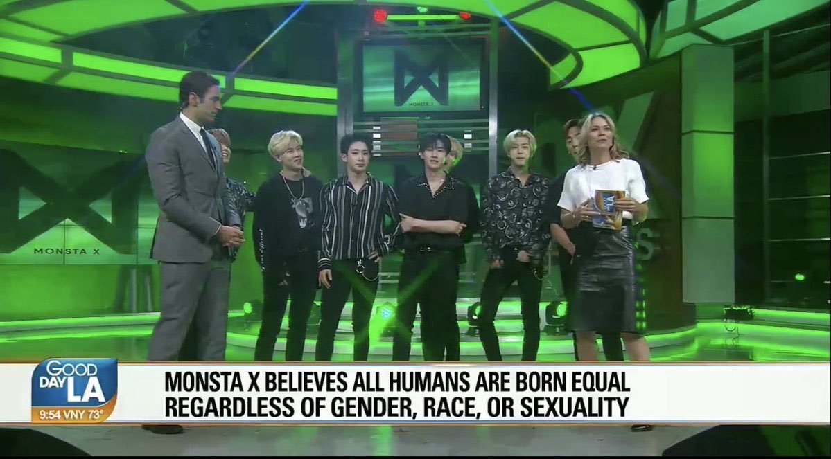 “monsta x believes all humans are born equal regardless of gender, race or sexuality”