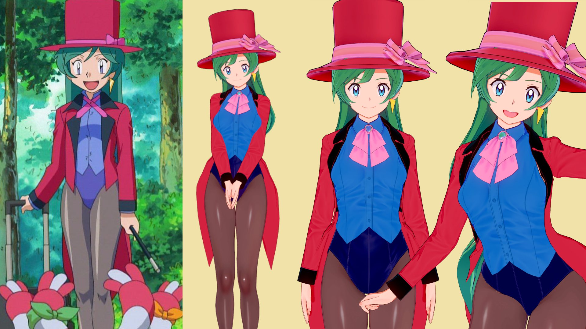 XION on X: あまりやったことないけど、作成依頼があったので頼まれたのがこのシズエさん（アニメ：ポケモン ダイヤ・パールに登場）  出来るだけアニメに寄せてくれとのこと、、、 顔が好みじゃねぇ(-_-;) これが精いっぱいでしたの巻。 ＃ポケモン ＃シズエ ＃コイカツ ...