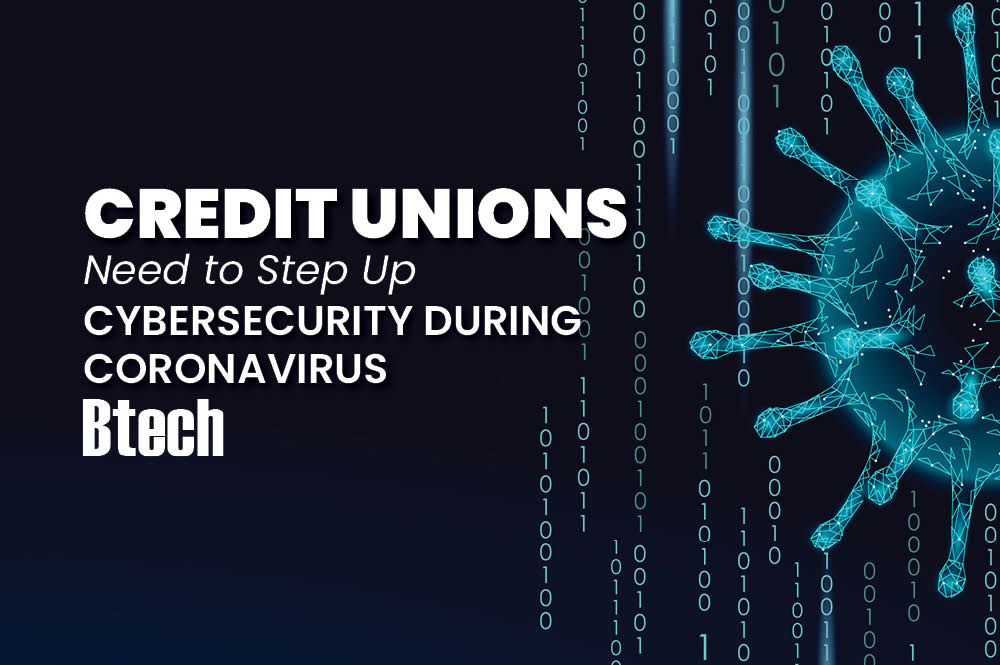 BtechSecurity's tweet image. What’s the link between credit unions, Coronavirus, and cybersecurity? They have more than the letter “c” in common. In this blog, the Btech team discusses the benefits of increasing cybersecurity for credit unions during this pandemic. Read about it here btechonline.com/2020/08/26/why…