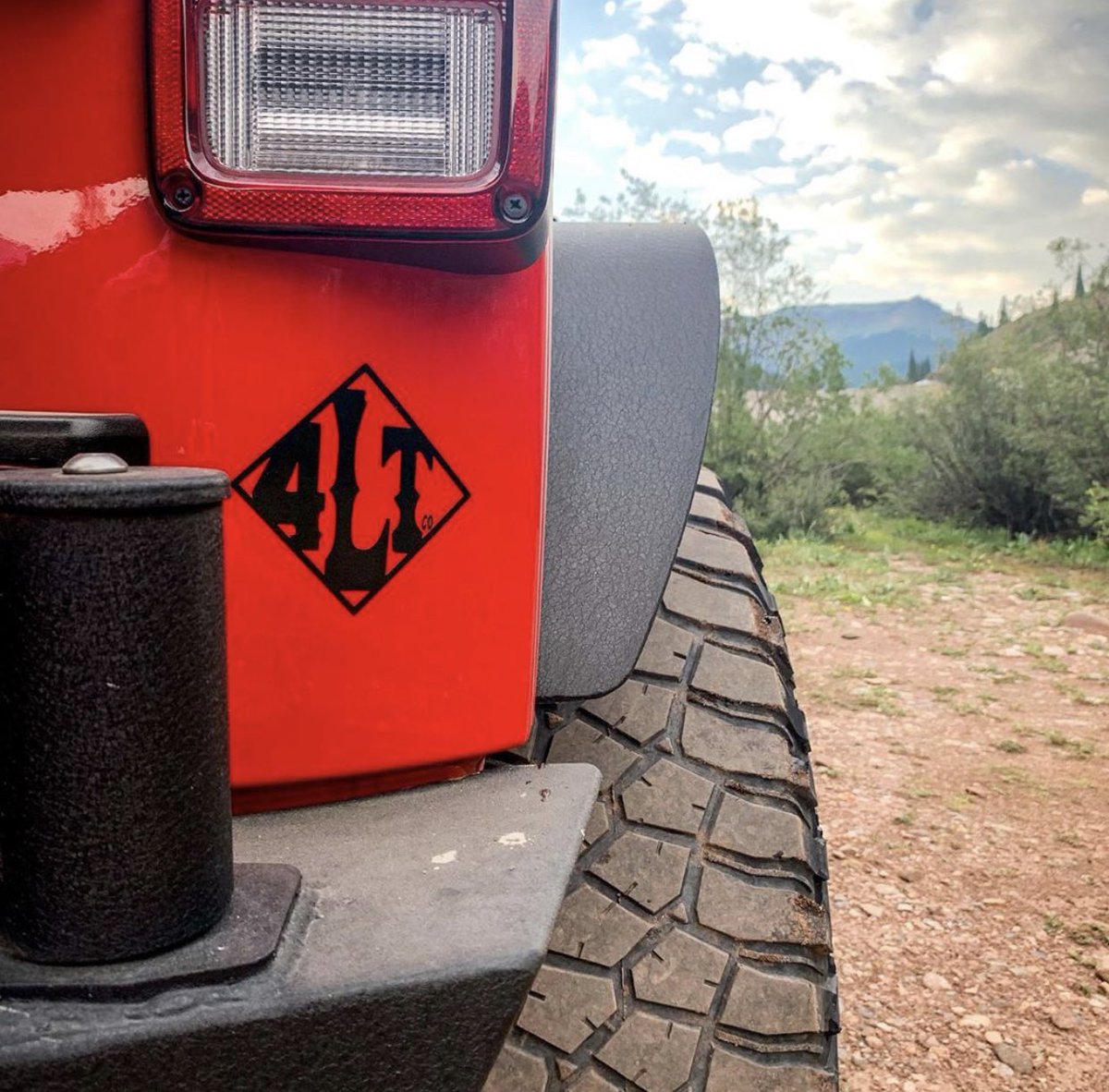 @JeepAroundTexas rocking their 4 Low Terrain Co decal in Colorado! 🏔 Where has your rig taken you?