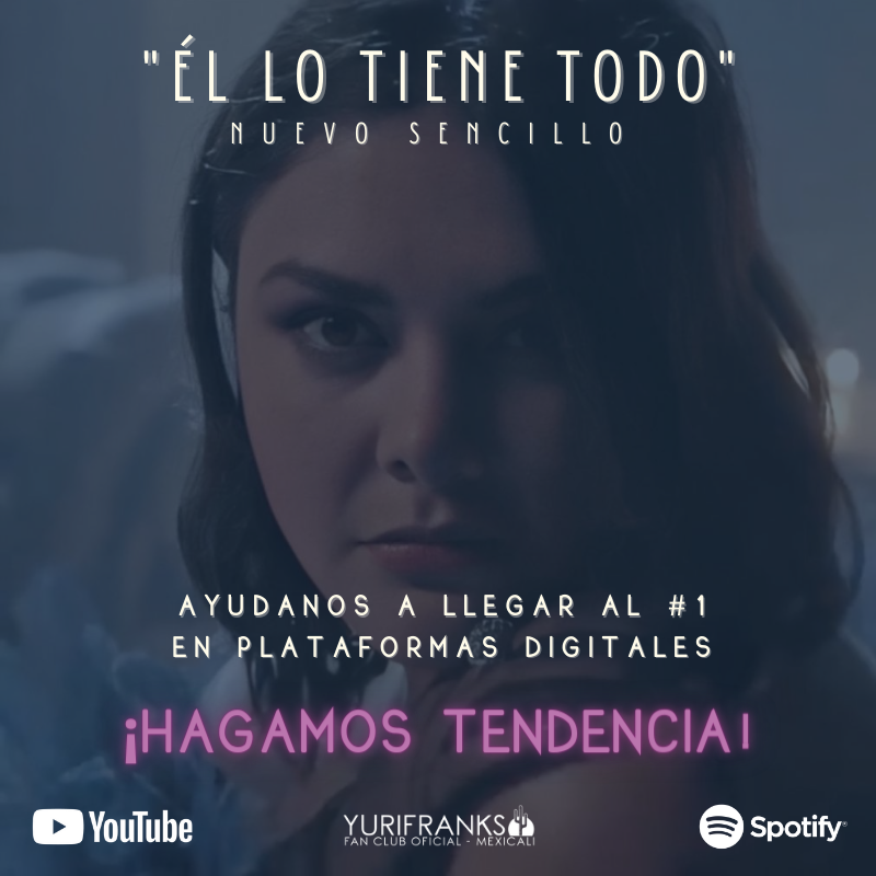 YuritaPatrona's tweet photo. YURIFANS...Todos unidos podemos llegar a la meta. Ser #1 en tendencia en plataformas. Spotify &amp; Youtube. #ElloraCaves https://t.co/zbNR5JOpVo