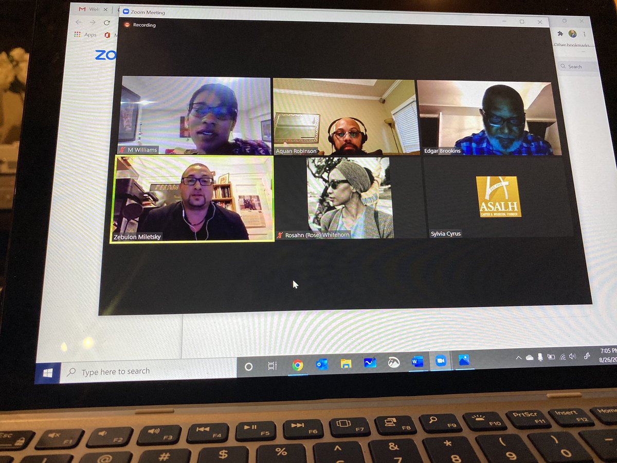 Zoom call with the good folks from @ASALH talking about how Montgomery, Alabama is still important to the @AsalhConvention @CityofMGM @MGMChamber @MGMCapitalCool #seemgm #connectmgm #ASALH2020 #cartergwoodson #blackhistorymatters #WinWithBlackWomen #BlackVotesMatter