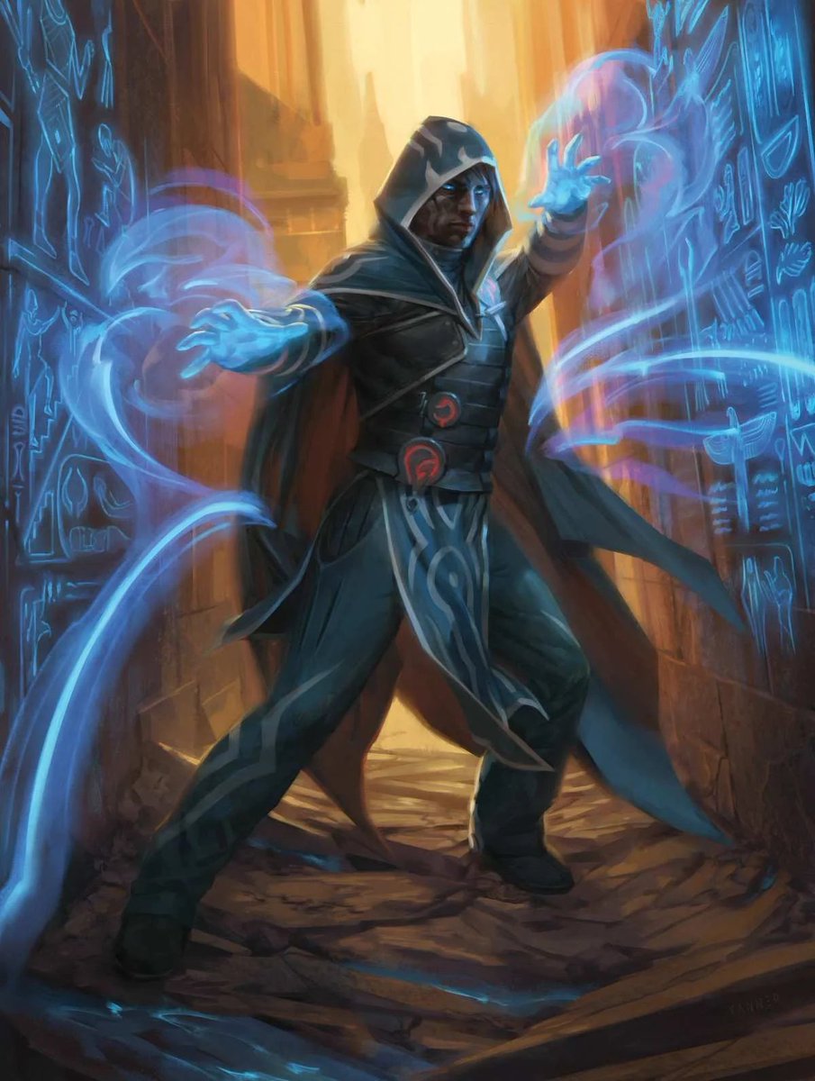 13 of 23: amonkhet remastered unraveler of secretskind of a dirty ruddy face, but i LOVE this art and his energy