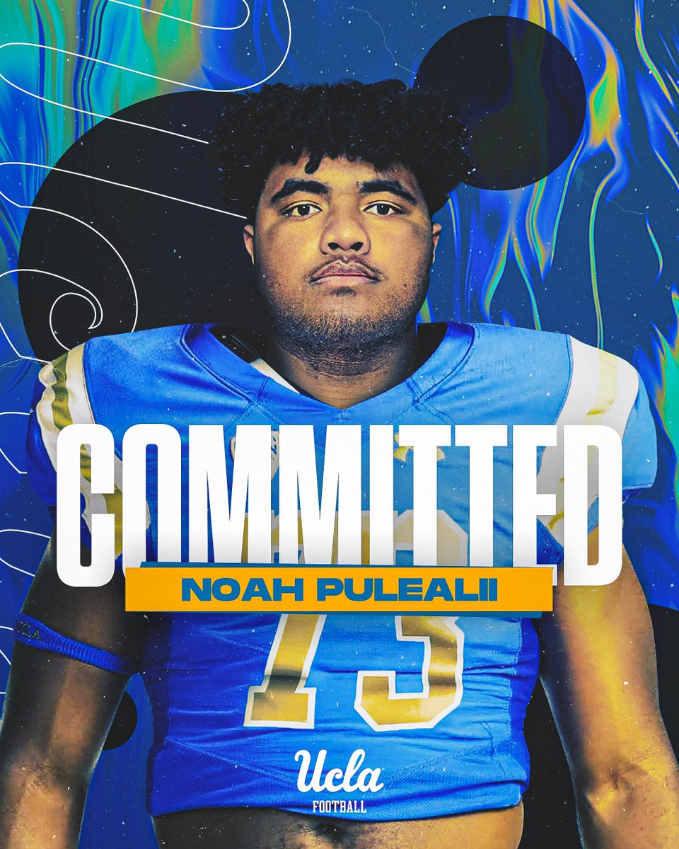 palma_school's tweet photo. Palma's Noah Pulealii '21 has committed to UCLA to play football for the Bruins. Congrats Noah! Go Chieftains! Go Bruins!
#palmaschool #palmaathletics #chieftainfootball #uclafootball #WhyWeChoosePalma #WhereBoysOfPromiseBecomeMenOfCharacter https://t.co/qlG6L5iJ8y
