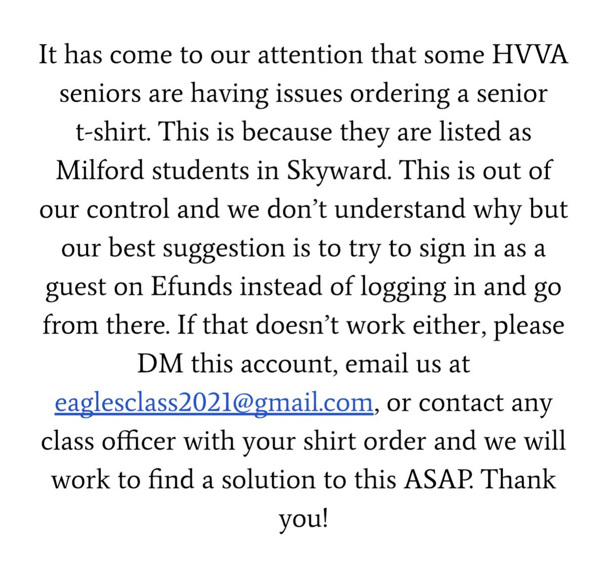 LHS Class of 2021 tweet media