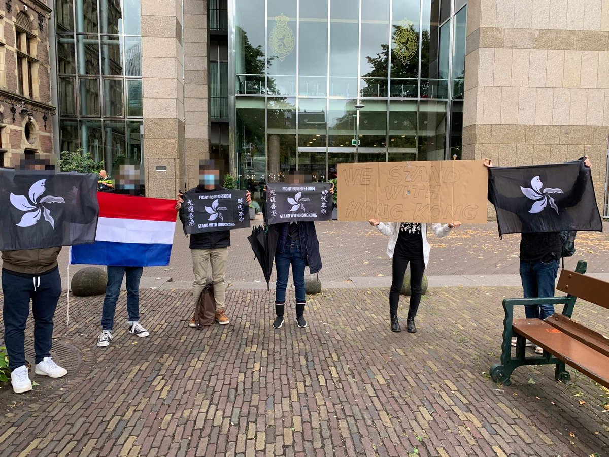 NLForHK's tweet photo. Thank you @Martijncda (🇳🇱 MP, CDA) for the press conference on human rights in #China as Chinese FM Wang Yi visits #thenetherlands. International support is direly needed for upholding the autonomy and freedom of Hong Kong especially in light of the #NationalSecurityLaw https://t.co/vFaYsFXkRq