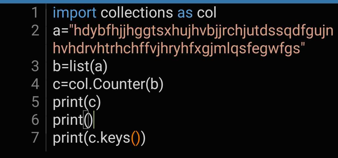 UnityDObeginner's tweet image. Pythonの標準ライブラリであるcllectionsのcounterを使うと
リストの集計が一発で出来るらしい😲
これ仕事で使いたいけどPythonインストールして無いからねぇ💦
#Python無料独学 #スマホでプログラミング学習 #認知症予防 #プログラミング初心者