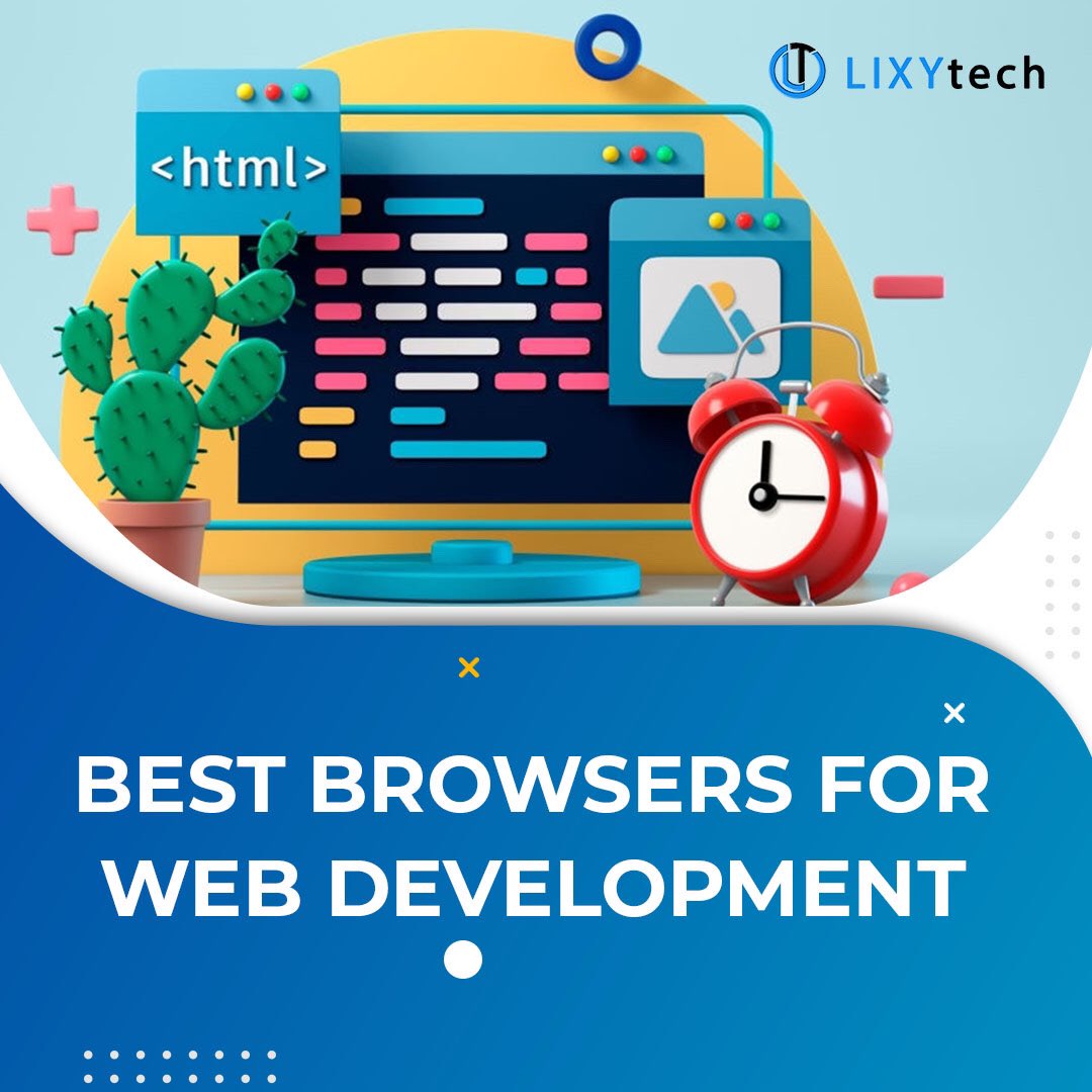 LIXY_tech's tweet photo. Best Browsers for WEB DEVELOPMENT
1. Mozilla Firefox, Developer Edition
2. Blisk
3. I.T Browser
4. Polypane
5. Brave.
Others are common browsers... Chrome, Opera and Mozilla.
https://t.co/9sZcCNAsd6
#lixytech #productdevelopment #techrecruitment https://t.co/XbMerLrbMG