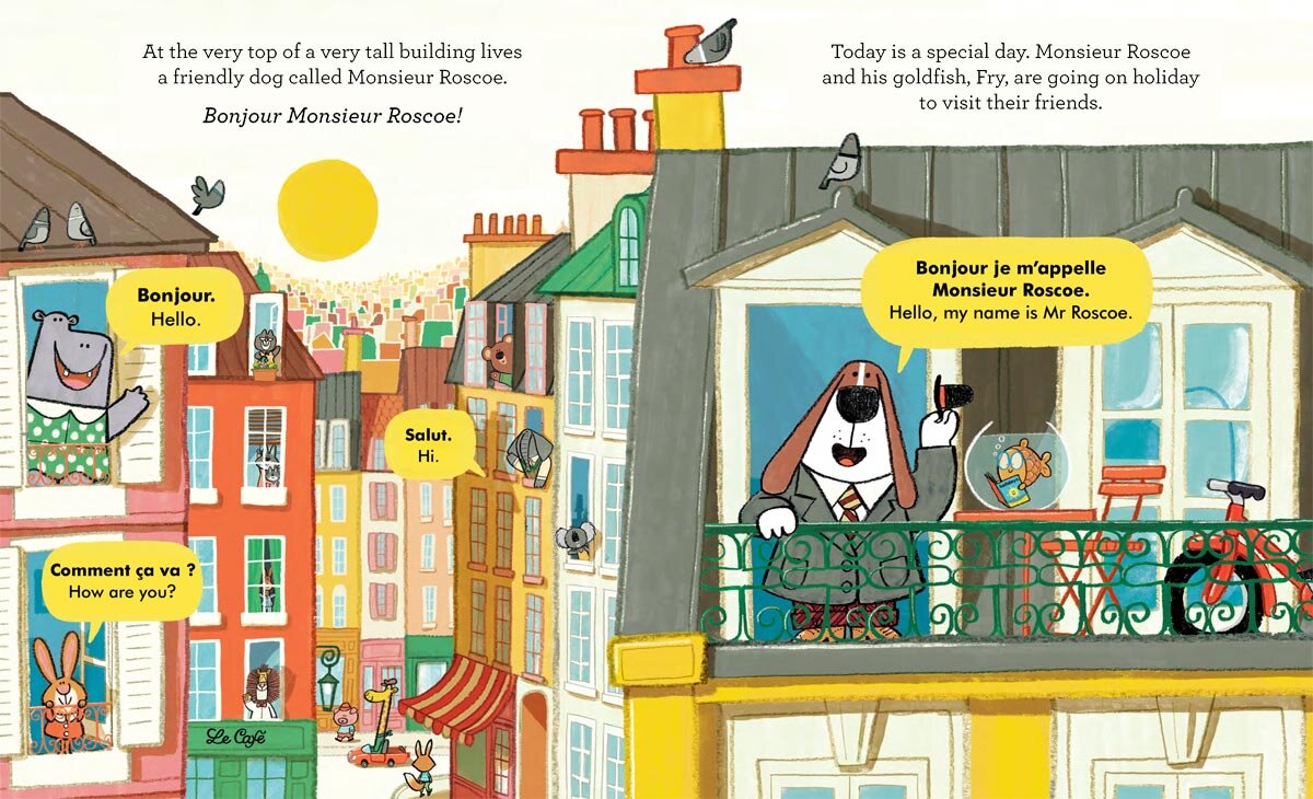 No.9  #LibraryTop50:  @_JimField just launched his debut picture book that he's both written and illustrated, Monsieur Roscoe. His animation background makes him expert at characters and expressiveness and he's brilliant at giving digital art a unique warmth  https://www.jimfield.me 