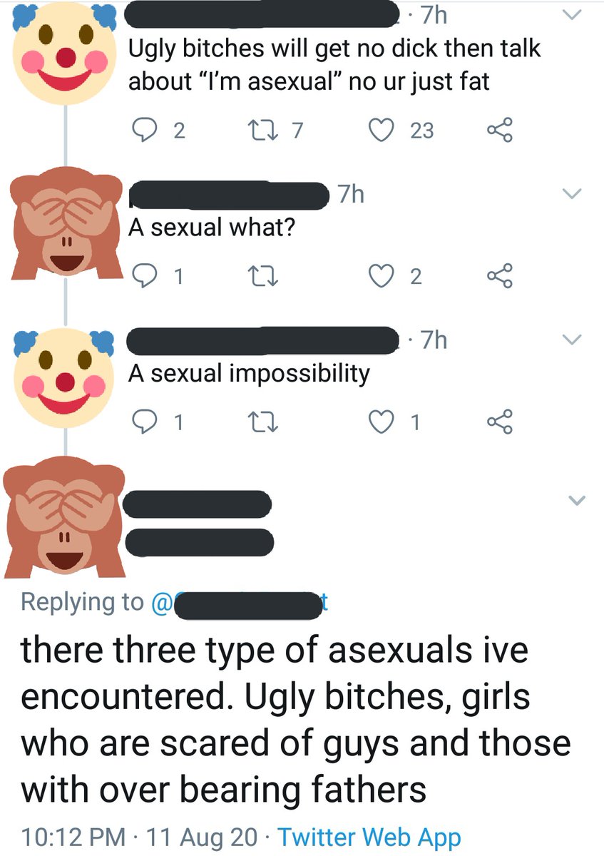 4. Saying people are aspec just because they're ugly or "can't get laid". This is just the homophobic idea that wlw and specifically lesbians are only the way they are because they can't get men.