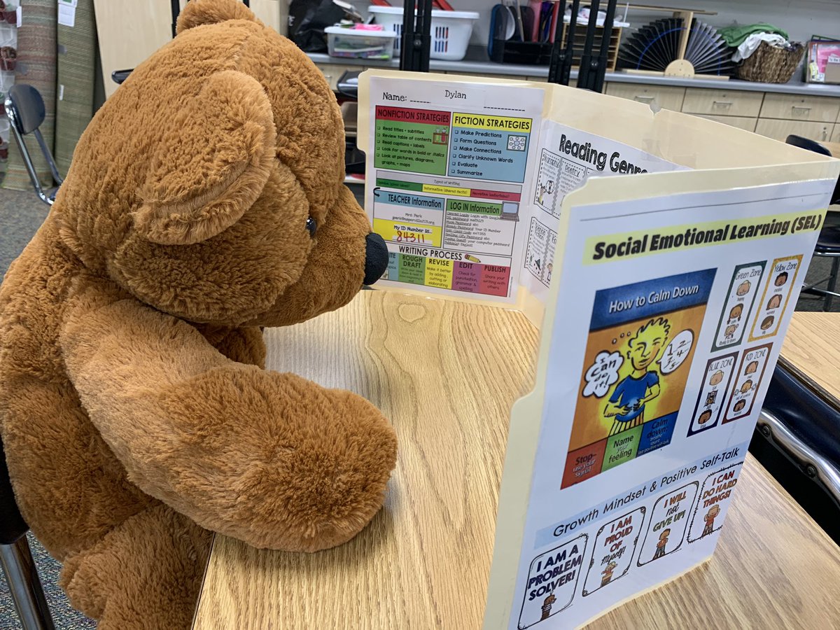 msjanetpark's tweet photo. Take home privacy folders with key information made and ready! Who wouldn’t want to learn in a space like this! Thanks @ms_siambekos ! #readytolearn #readyfor3rdgrade #learningspaces #together203 #WeGotThis #remotelearning https://t.co/1WwOqC4Iym