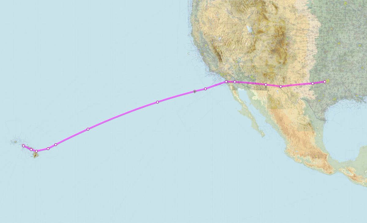 CoronetEast's tweet image. KC-10 #ADOBE31 (84-0191) with #ZESTY81 flight from #KNFW to #PHIK. KC-135 #ADOBE32 (58-0042) went to #KRIV supporting this Coronet West #ALTRV. Routing and ATC comms: tinyurl.com/yxkdbcj5