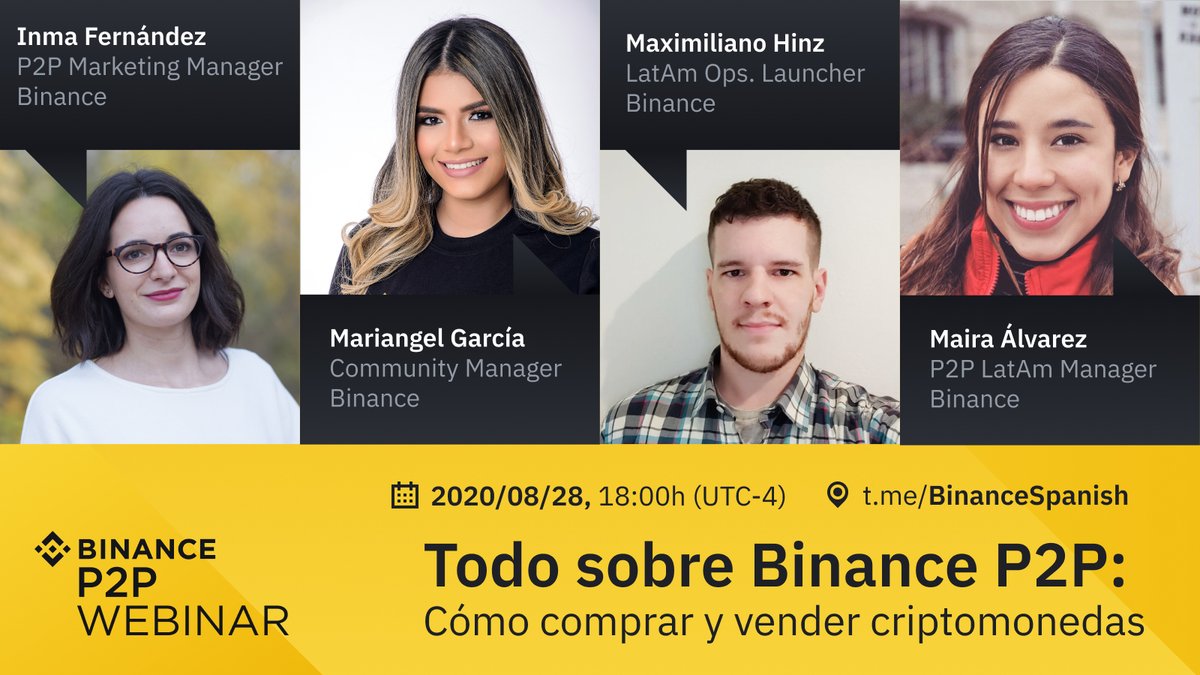 BinanceLATAM's tweet photo. ¡Este viernes!📆

Comienza la cuenta regresiva para nuestro webinar sobre #Binance P2P donde podrás participar en varias dinámicas que te explicamos en este link ➡️https://t.co/3vjxUKknfc

⬇️Comienza a participar por 3 #BUSD⬇️

♻️Haz RT y etiqueta a 5 amigos https://t.co/Jnyv7tAwy0