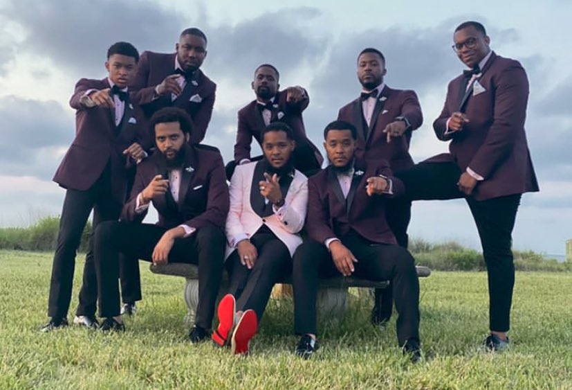 Choose one: groom and groomsmen outfits