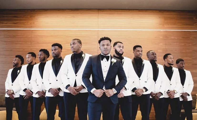 Choose one: groom and groomsmen outfits