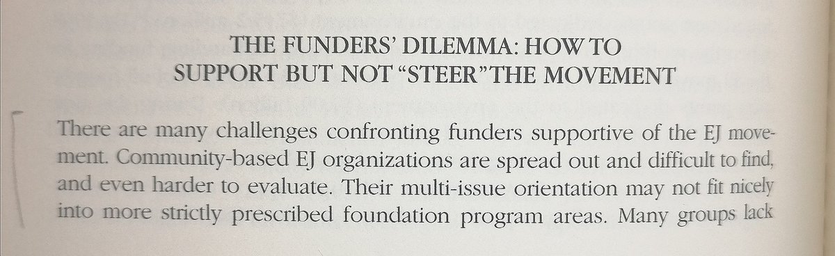 I like this framing of the danger of movement capture/co-optation as a known risk to avoid from the p.o.v. of an aware & self-critical funder too (perhaps makes it seem less unavoidable...?)
