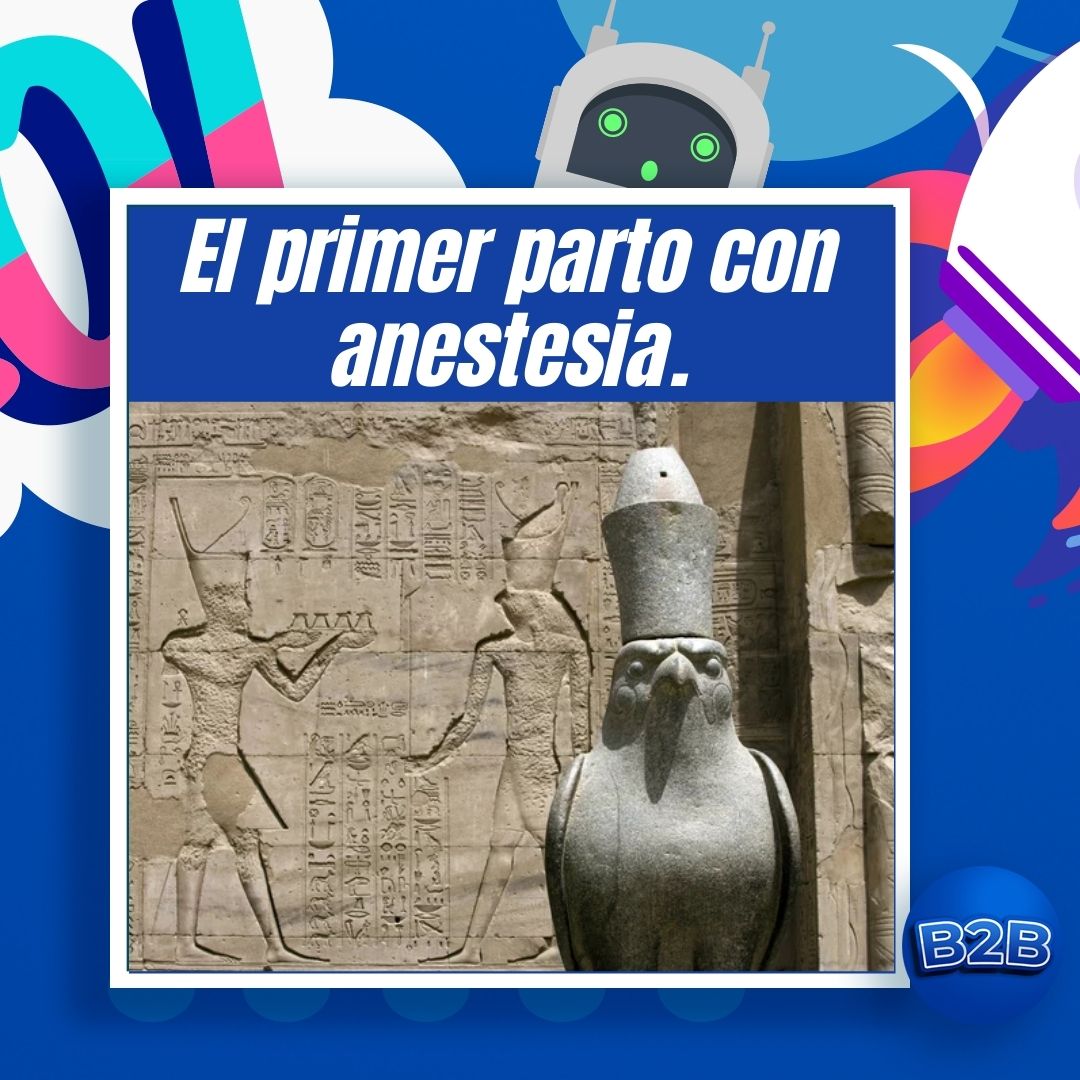 Brain2Break2's tweet photo. En La Biblia puede leerse🤓: «Parirás con dolor», pero gracias a la ciencia, ya no tiene que ser así. En 1847 se realizó el primer parto utilizando anestesia. La madre estaba tan agradecida que el nombre de su hija fue Anestesia, aunque claro🧐. https://t.co/DCykarrOIE