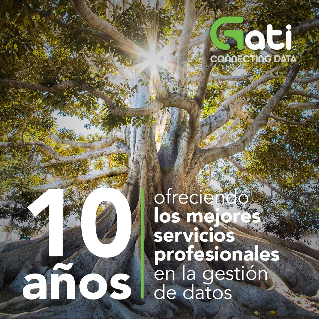 Para nosotros es un orgullo haber sido partícipe durante diez años de trayectoria, del proceso de crecimiento de grandes compañías en diferentes industrias, como su aliado estratégico para descubrir el potencial de sus datos.

#10añosGati
#GatiConnectingData
#GestiondeDatos