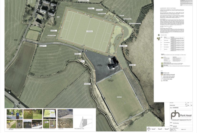 Nothing like a tight vote at committee  to generate a little sweat 7:6 in favour....pl. granted this afternoon at CCGBC Pl Committee for new training pitch, ball stops, dugouts, landscaping for Eoghan Rua GAC, Portstewart. Much needed space to support youth teams #herearchitects