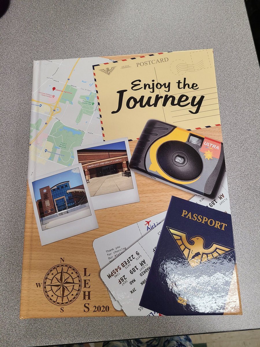 EastHSYearbook's tweet photo. The 2019-2020 Yearbook has arrived, and yes it is ironic that we picked a travel theme in a school year that ended with quarantine at home. Extras are for sale at East Main Campus in rm 104 for $70 cash or check (to Lakota East Yearbook) https://t.co/bgmwRLd990