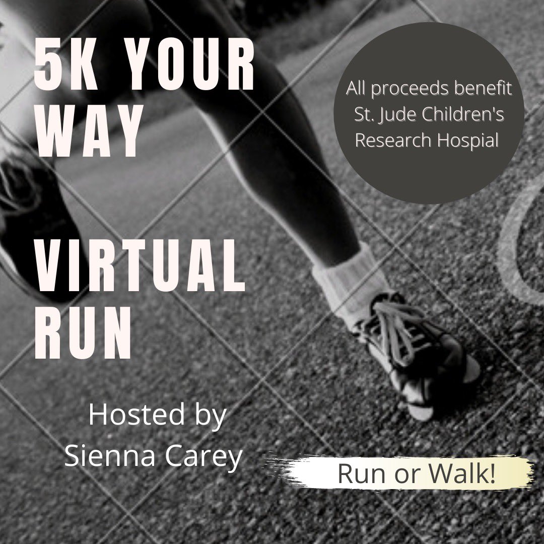 Hi! My name is Sienna Carey and I am a senior at Oakdale High school and a member of the Leadership Academy. I am hosting a virtual run to raise money and awareness for childhood cancer and future research. Please keep this in mind as registration for the run will open soon!
